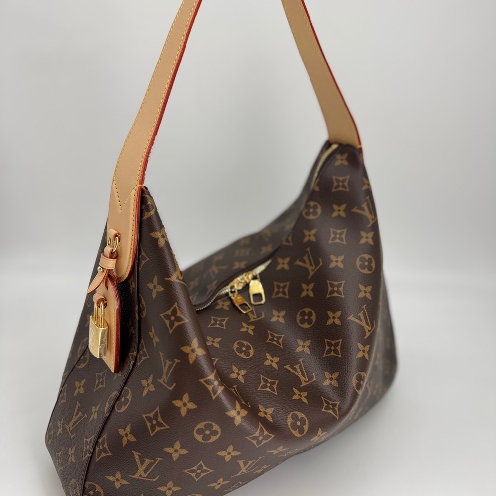 Louis Vuitton Brown and Gold Shoulder Bag - Picture 2 of 2